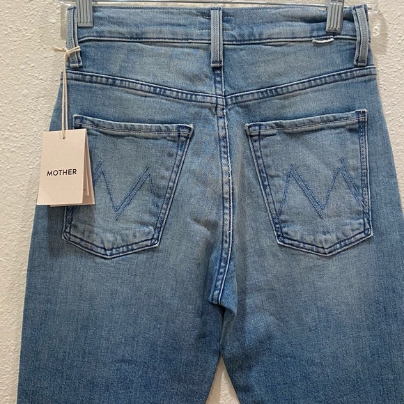 MOTHER High Waisted Hiker Hover Jean in Herbal Remedy Size 24 - Picture 7 of 12